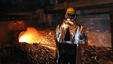 Pictured: Glencore's Ferrochrome smelter in Lydenburg, South Africa